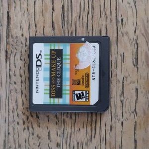 Nintendo DS game, The Clique:Diss and Make Up